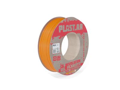 Filamento Plast.Ar PLA naranja 1,75mm 750g