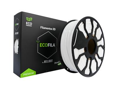 Filamento Hellbot ECOFILA PLA Blanco 1,75mm 1kg