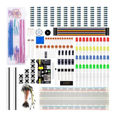 Kit Completo Componentes Electronicos Arduino Proto Cables