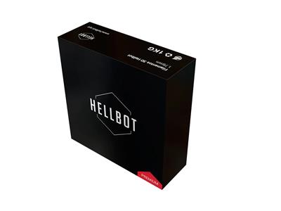 Filamento Hellbot ABS Verde 1,75mm 1kg Importado